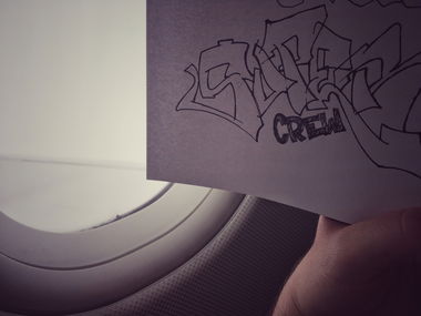 Graffiti Sketch - Photo by concretcolours - Supercrew, Toes (2017)