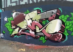 Graffiti Wall in Frankfurt - Photo by concretcolours - TOES, EPOS, SC (2017)