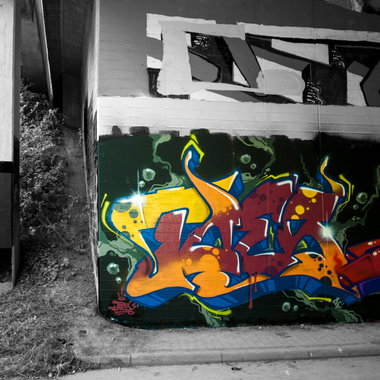 Graffiti Wall - Photo by concretcolours - TOES (2016)