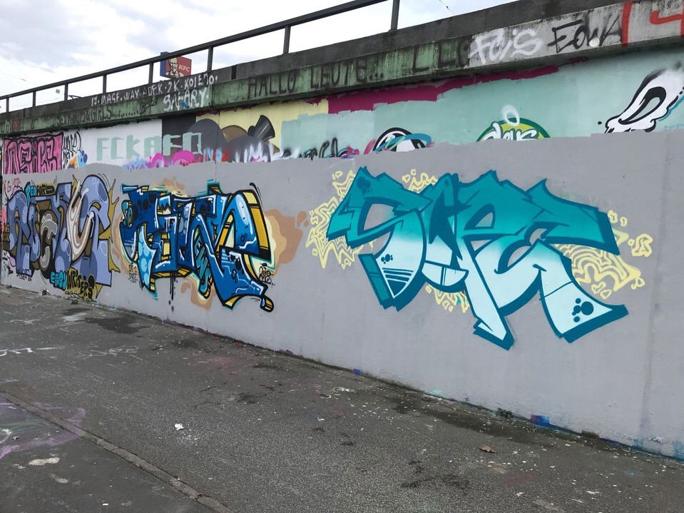 Graffiti Wall - Photo by concretcolours (2018)
