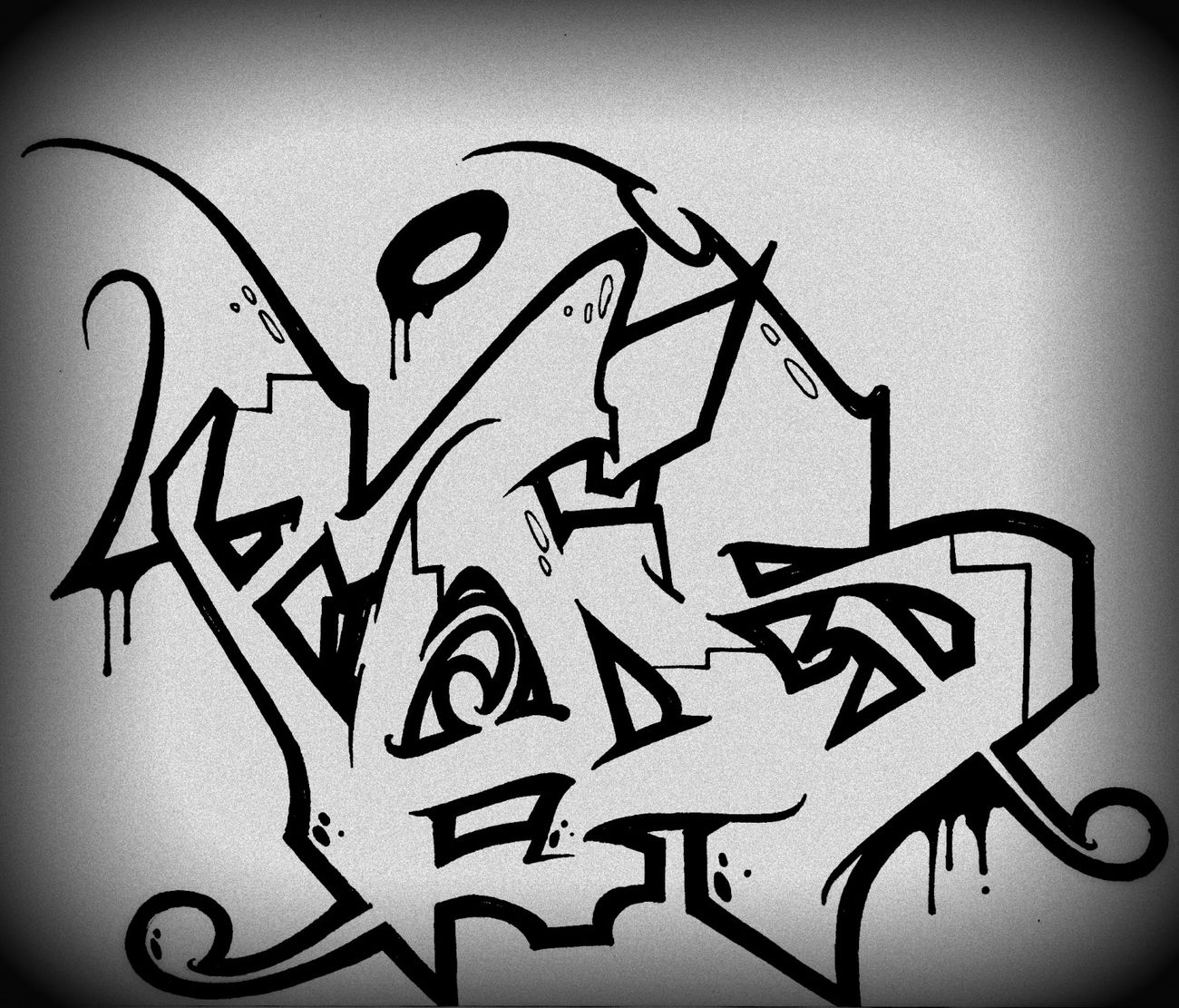 Graffiti Sketch - Photo by concretcolours - TOES, POIS (2015)
