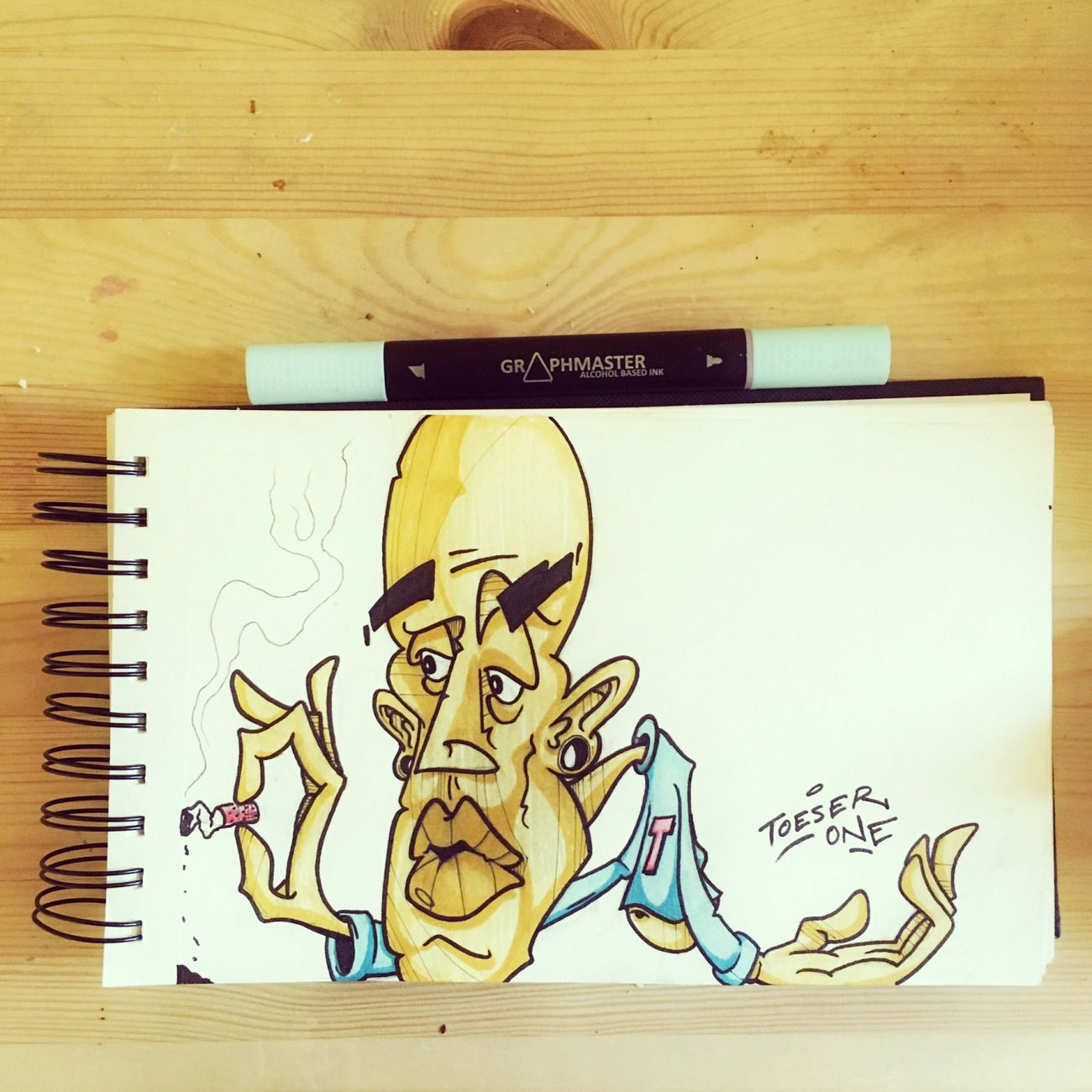 Graffiti Sketch - Photo by concretcolours - TOES, SC (2017)