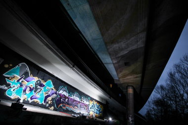 Graffiti Wall - Photo by concretcolours - TOES, SRM, CRAK