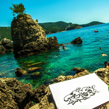 Graffiti Sketch - Photo by concretcolours - TOES, vacation (2016)