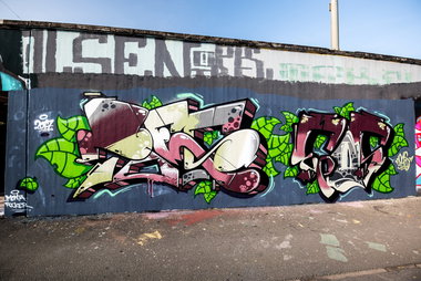 Graffiti Wall - Photo by concretcolours - TOES, EPOS, SC (2017)