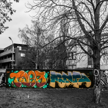 Graffiti Wall - Photo by concretcolours - TOES, MONTA, SUPER (2016)
