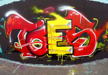 Graffiti Wall - Photo by concretcolours - TOES, SC, FRANKFURT (2016)