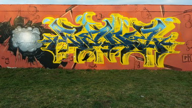 Graffiti Wall in Halle Saale - Photo by cooldaddycenz - cenz (2016)