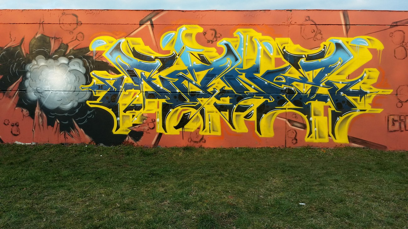 Graffiti Wall in Halle Saale - Photo by cooldaddycenz - cenz (2016)