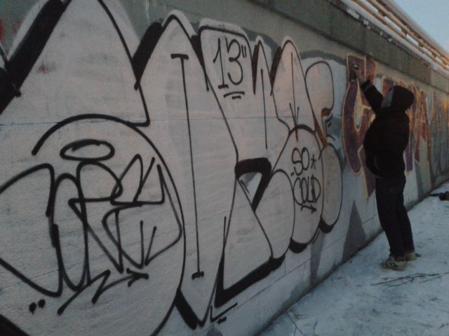 Graffiti Bombing - Photo by corey