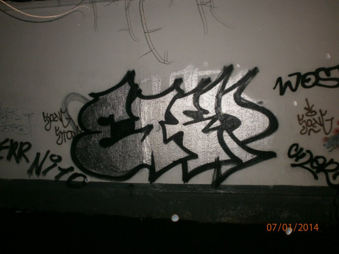 Graffiti Bombing in Moscow - Photo by cors - ekr (2014)