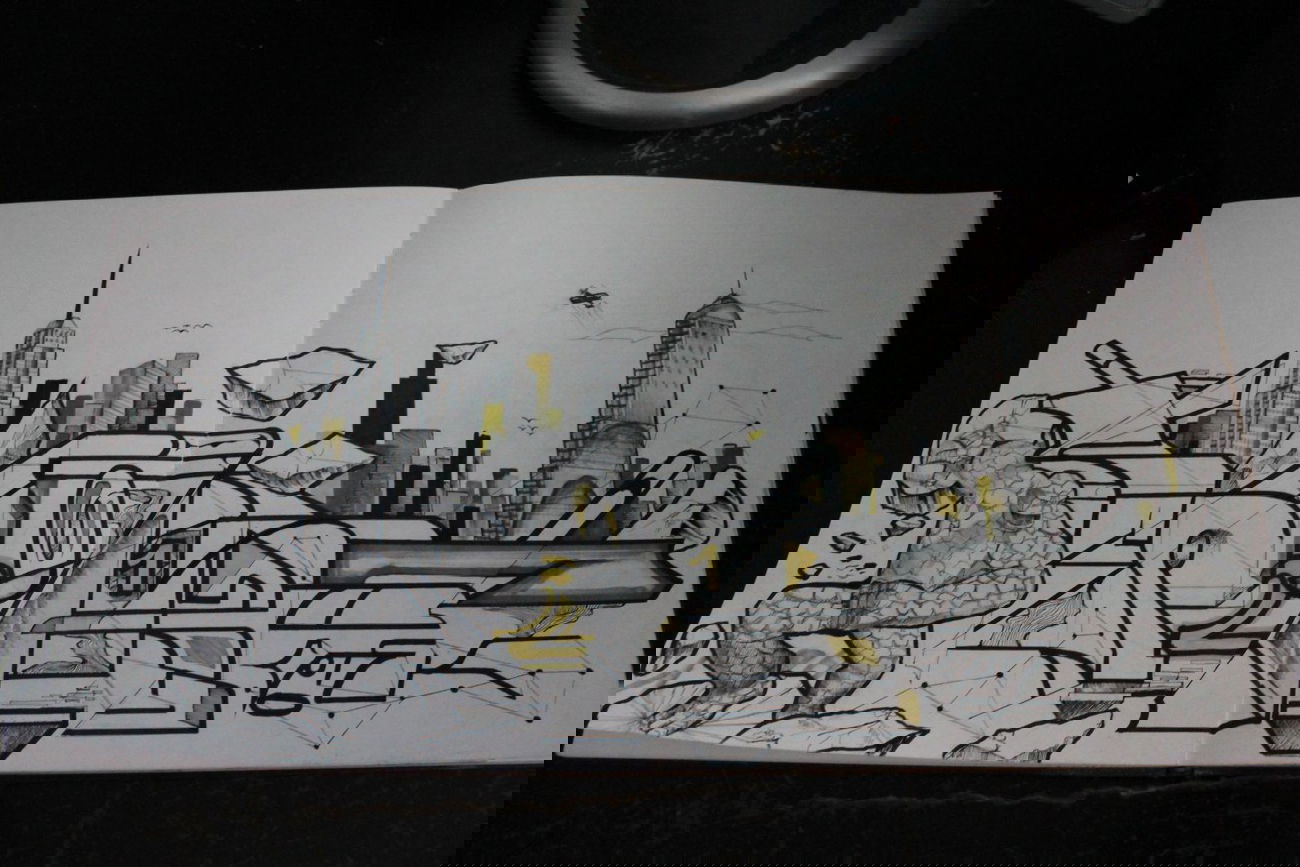 Graffiti Sketch - Photo by cotek - cotek (2013)