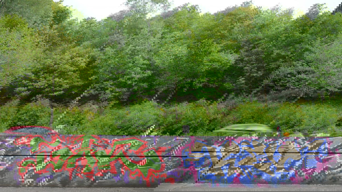 Graffiti Wall - Photo by crazyg - gak, kev (2013)