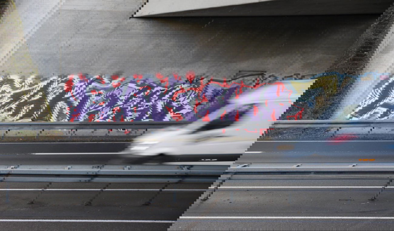 Graffiti Wall in Saarbrücken - Photo by crazyg - gak, kev (2013)