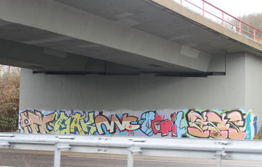 Graffiti Wall - Photo by crazyg - anc, gak, anc (2013)