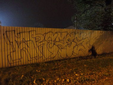 Graffiti Bombing - Photo by creezes
