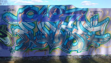 Graffiti Wall in bremen - Photo by creiser - doc, kmr, bs (2013)