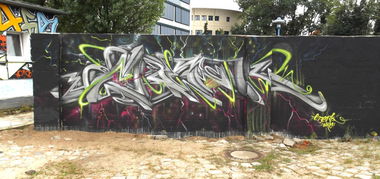 Graffiti Wall in Potsdam - Photo by crenk - crenk, potsdam, 2012