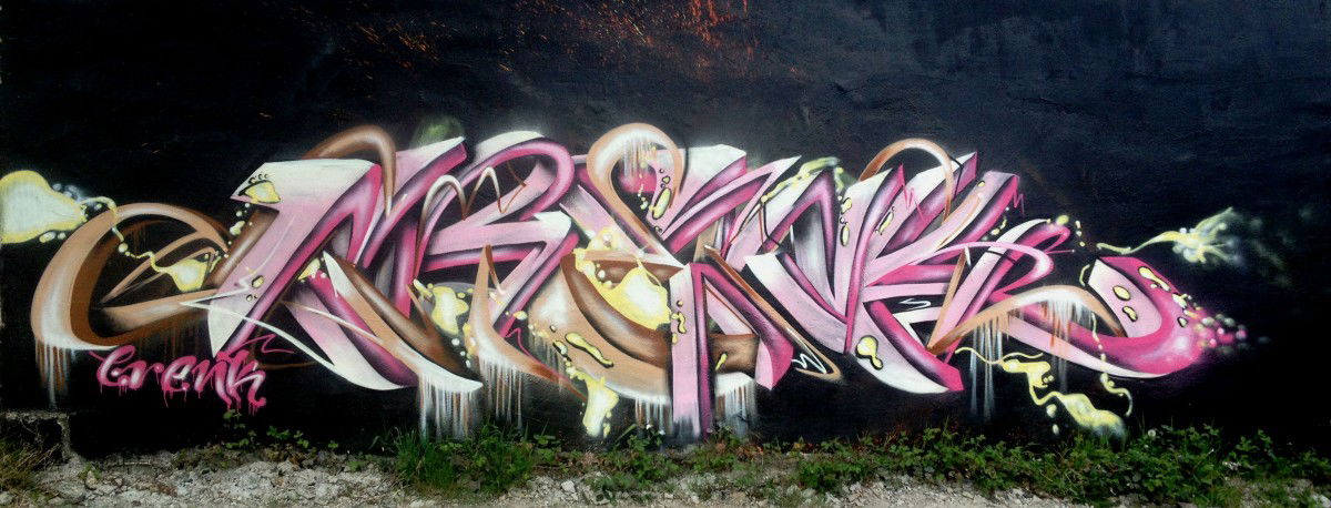 Graffiti Wall in Kleve - Photo by crenk - Crenk, Kleve