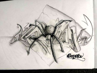 Graffiti Sketch - Photo by crenk - Crenk