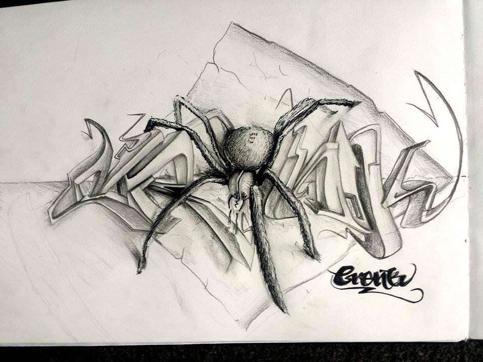 Graffiti Sketch - Photo by crenk - Crenk