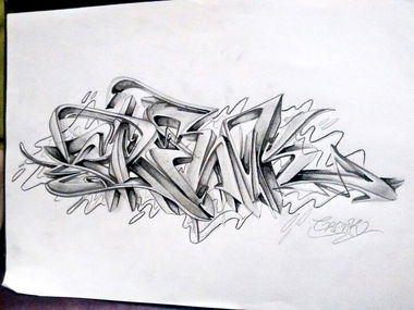 Graffiti Sketch - Photo by crenk