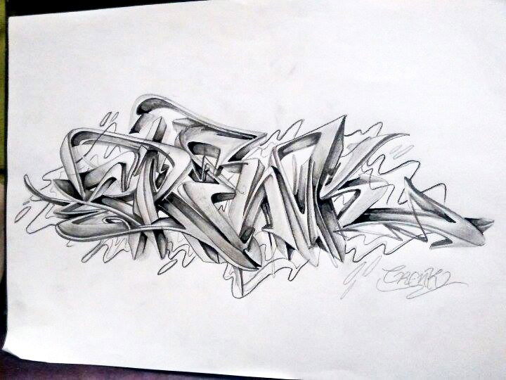 Graffiti Sketch - Photo by crenk