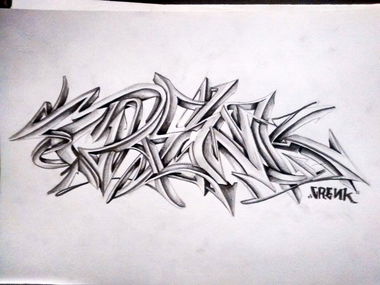 Graffiti Sketch - Photo by crenk