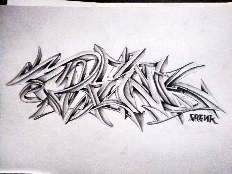Graffiti Sketch - Photo by crenk