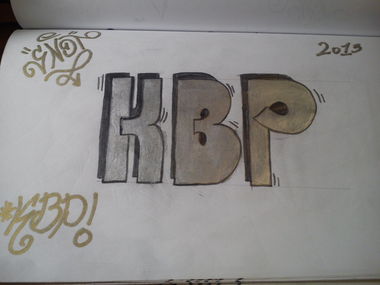 Graffiti Sketch - Photo by crewKBP - kbp (2013)