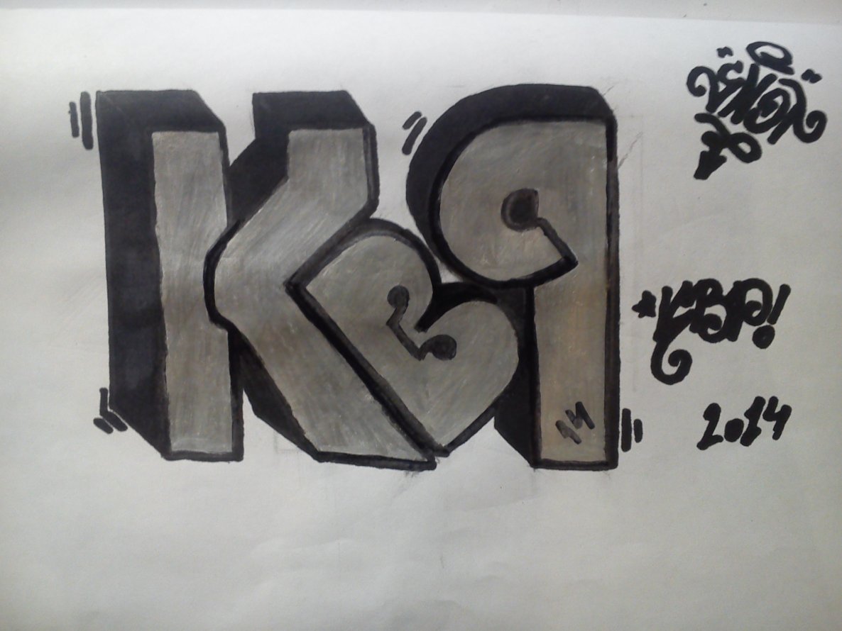 Graffiti Sketch in Polatsk - Photo by crewKBP - kbp (2014)