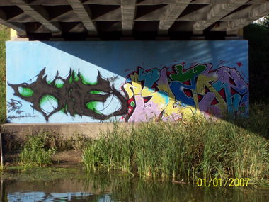 Graffiti Wall - Photo by crime - Crime, CRIME, crime