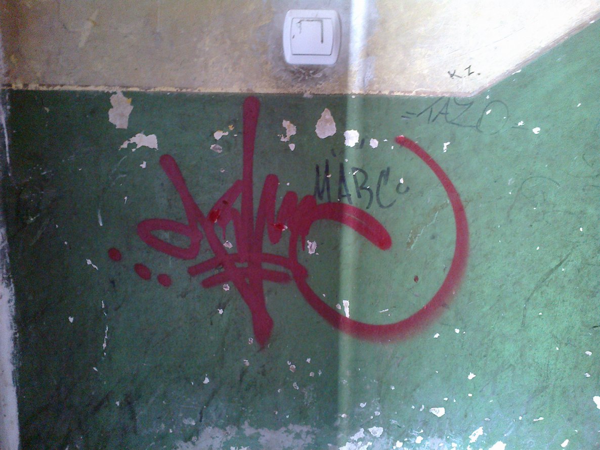 Graffiti Wall - Photo by crime - tagging, crime, Crime (2013)