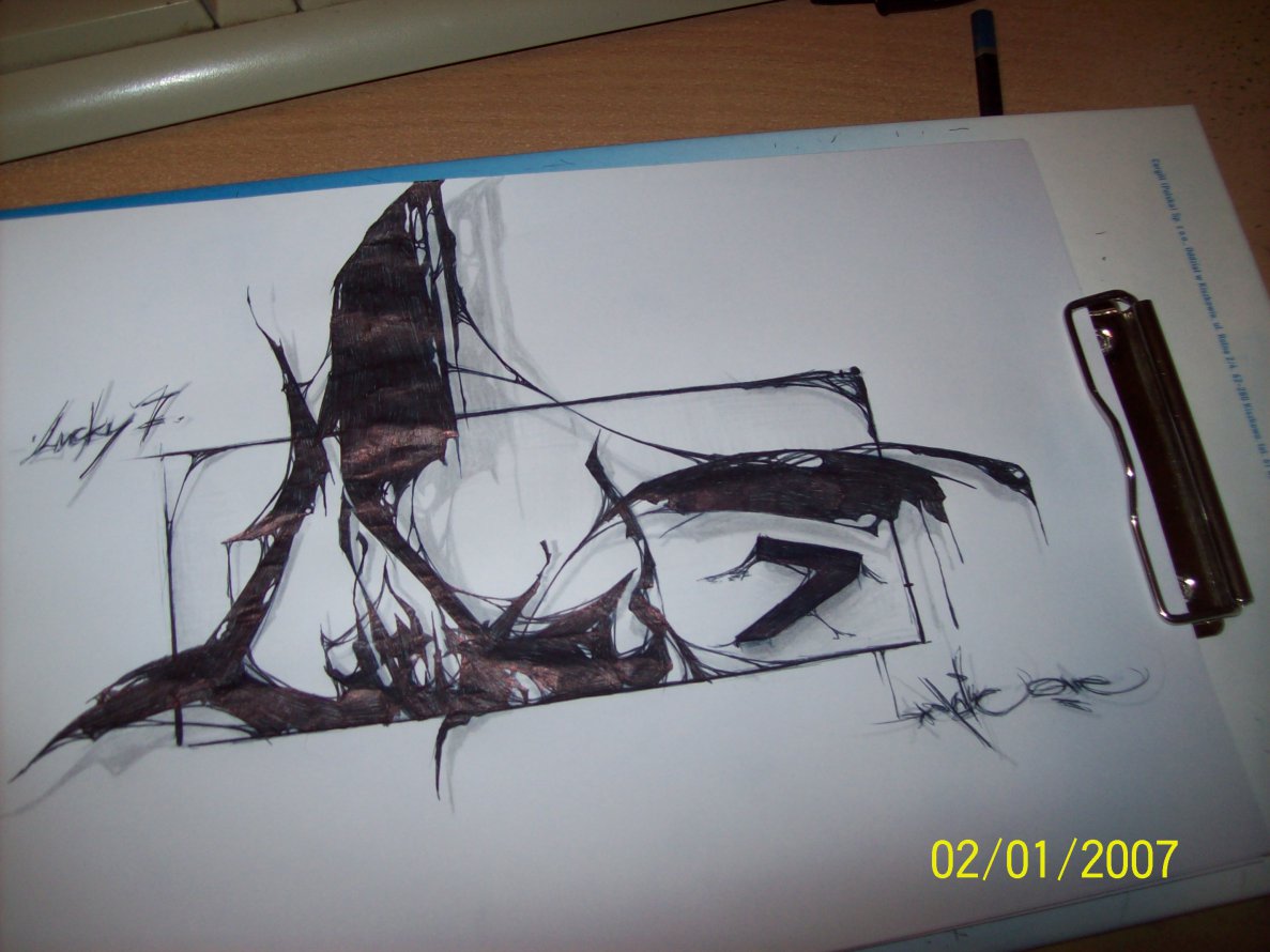Graffiti Sketch - Photo by crime - crime, Crime, CRIME (2014)