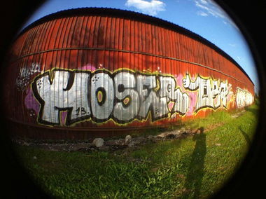 Graffiti Wall - Photo by criminvl - Hoser, Opa, Ngrs