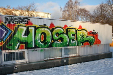 Graffiti Wall - Photo by criminvl - hoser, opa, tallinn