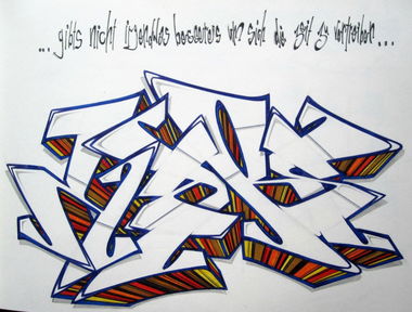 Graffiti Sketch in darmstadt - Photo by crstn - kars10