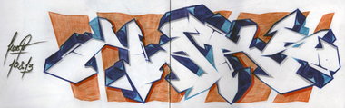 Graffiti Sketch - Photo by crstn - kars10, crstn (2013)
