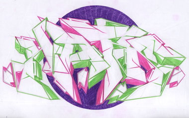 Graffiti Sketch - Photo by crstn - crstn, kars10, sketch (2013)