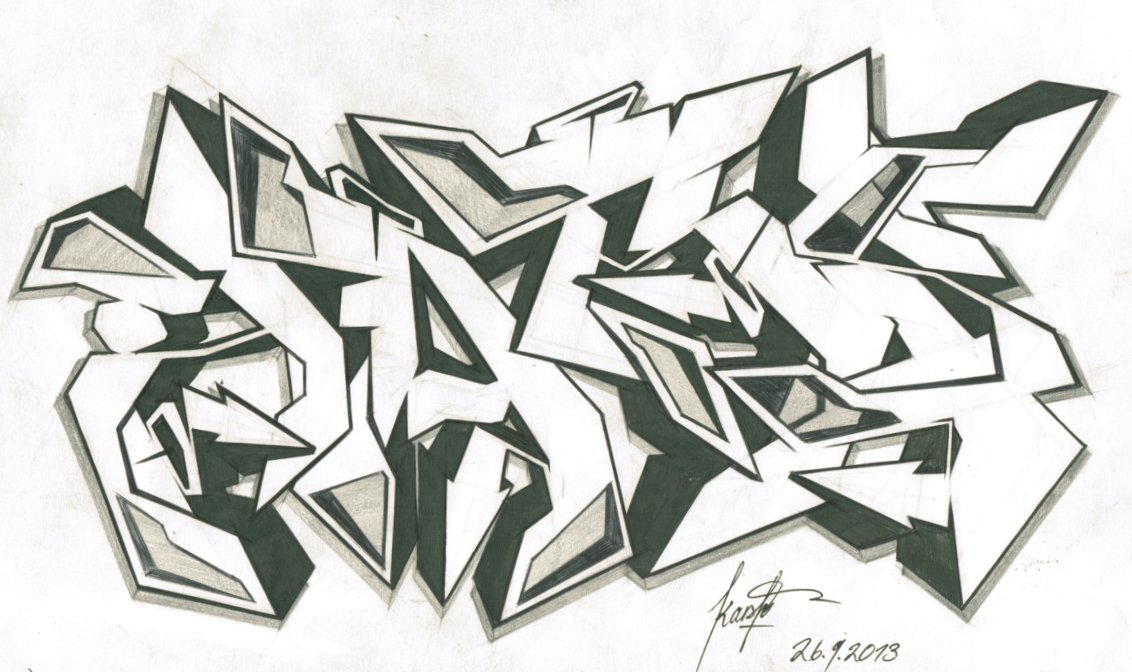 Graffiti Sketch - Photo by crstn - crstn, kars10, sketch (2013)