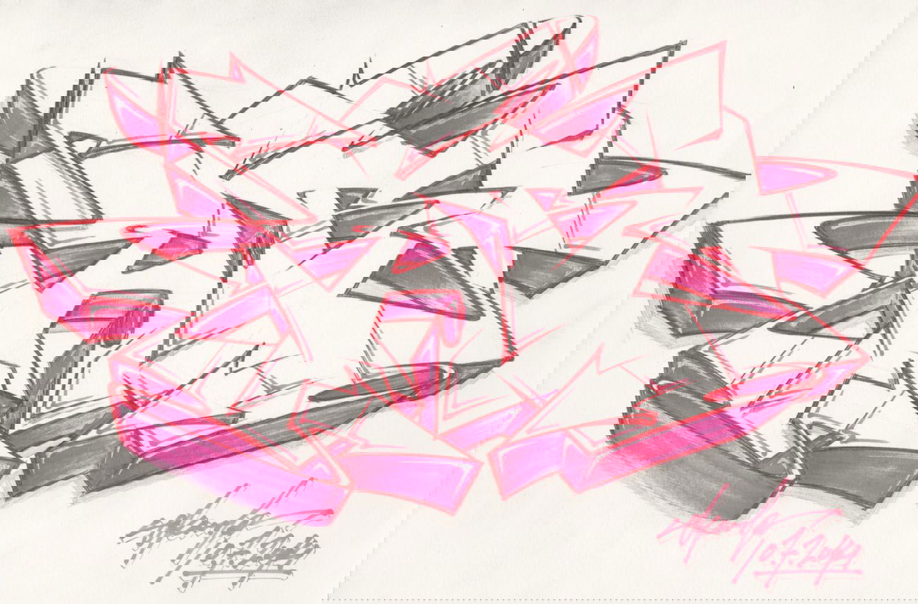 Graffiti Sketch in Darmstadt - Photo by crstn - crstn, kars10, sketch (2014)