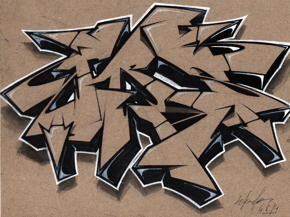 Graffiti Sketch - Photo by crstn - crstn, kars10 (2014)