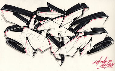 Graffiti Sketch - Photo by crstn - crstn, kars10 (2014)