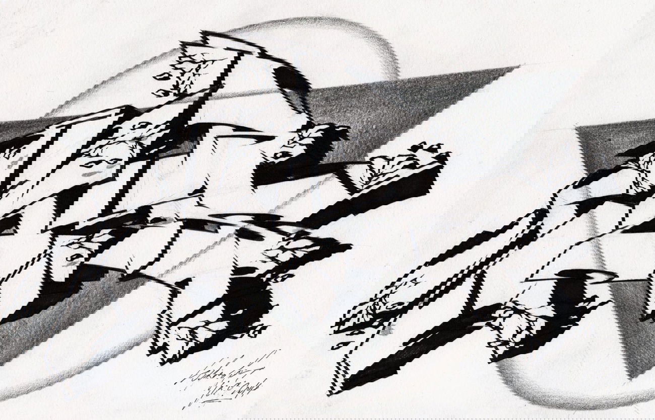 Graffiti Sketch in Darmstadt - Photo by crstn - crstn, kars10 (2014)