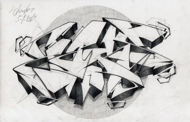 Graffiti Sketch - Photo by crstn - crstn, kars10 (2014)