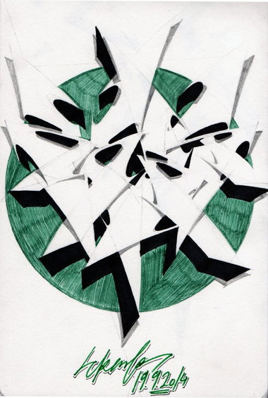 Graffiti Sketch - Photo by crstn - crstn, kars10 (2014)