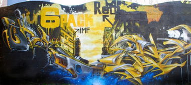 Graffiti Wall in Paris - Photo by cru3l - Redone