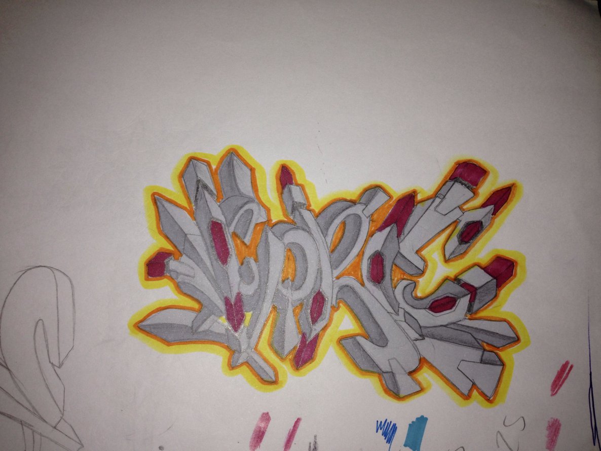 Graffiti Sketch - Photo by crustyone - Test, sketch