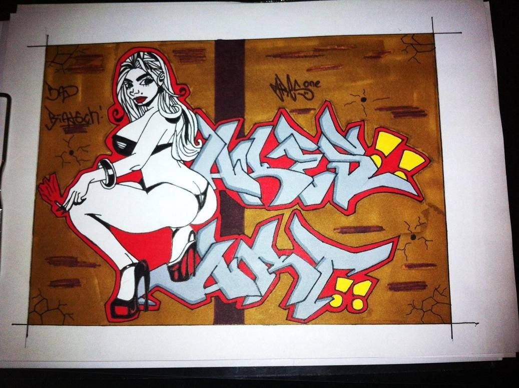 Graffiti Sketch - Photo by crustyone - Old, ares, pic