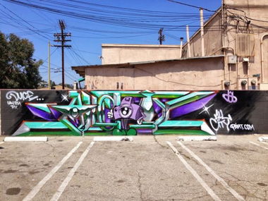 Graffiti Wall in Los Angeles - Photo by cruze2 - Duce